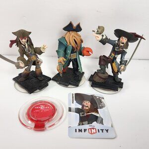 Disney Infinity Pirates of the Caribbean Lot Jack Sparrow Hector Barbossa Davy